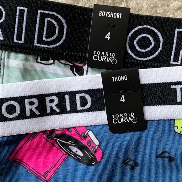 NEW torrid dog boy short/thong panties 4X - Picture 3 of 10